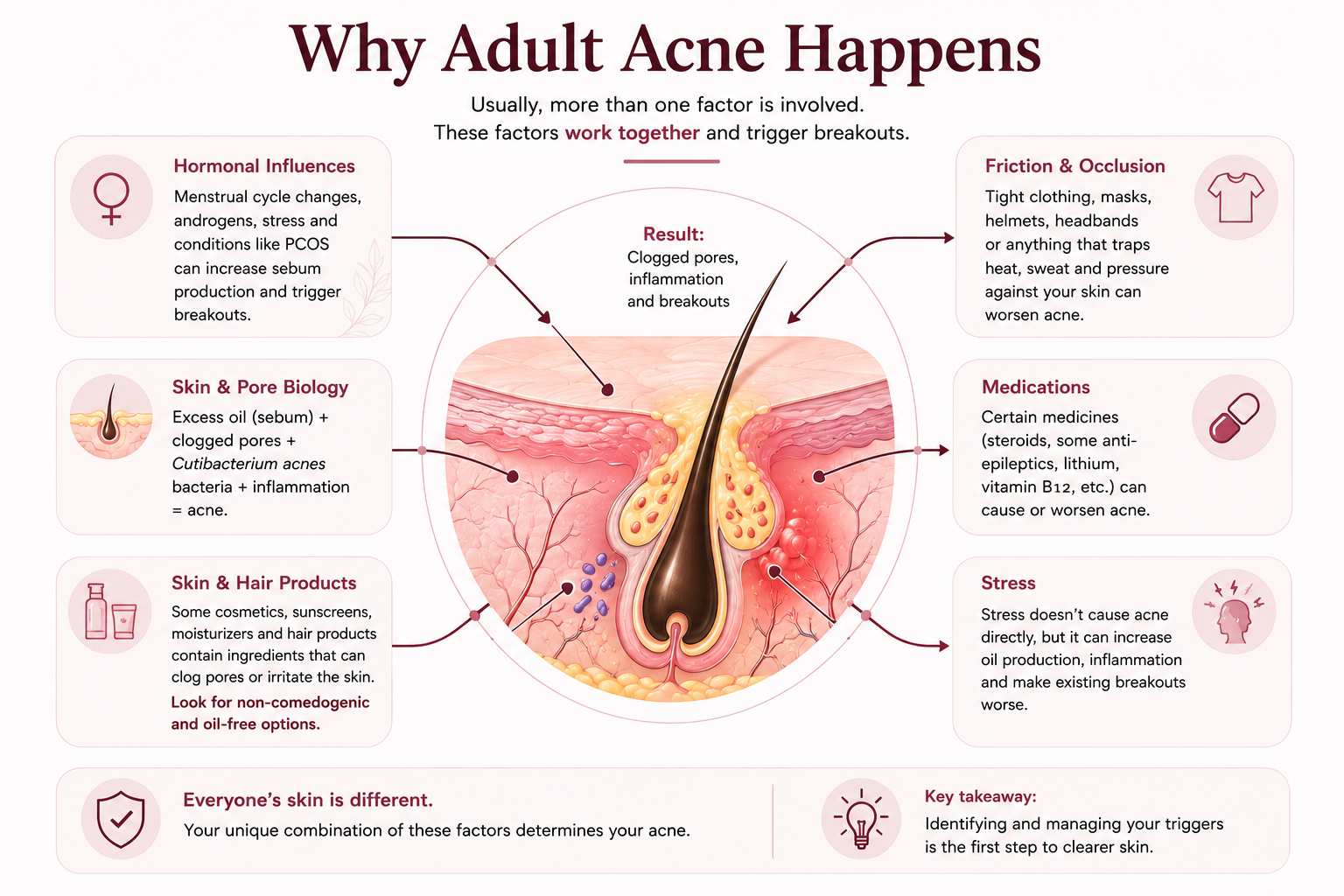 Why adult acne happens