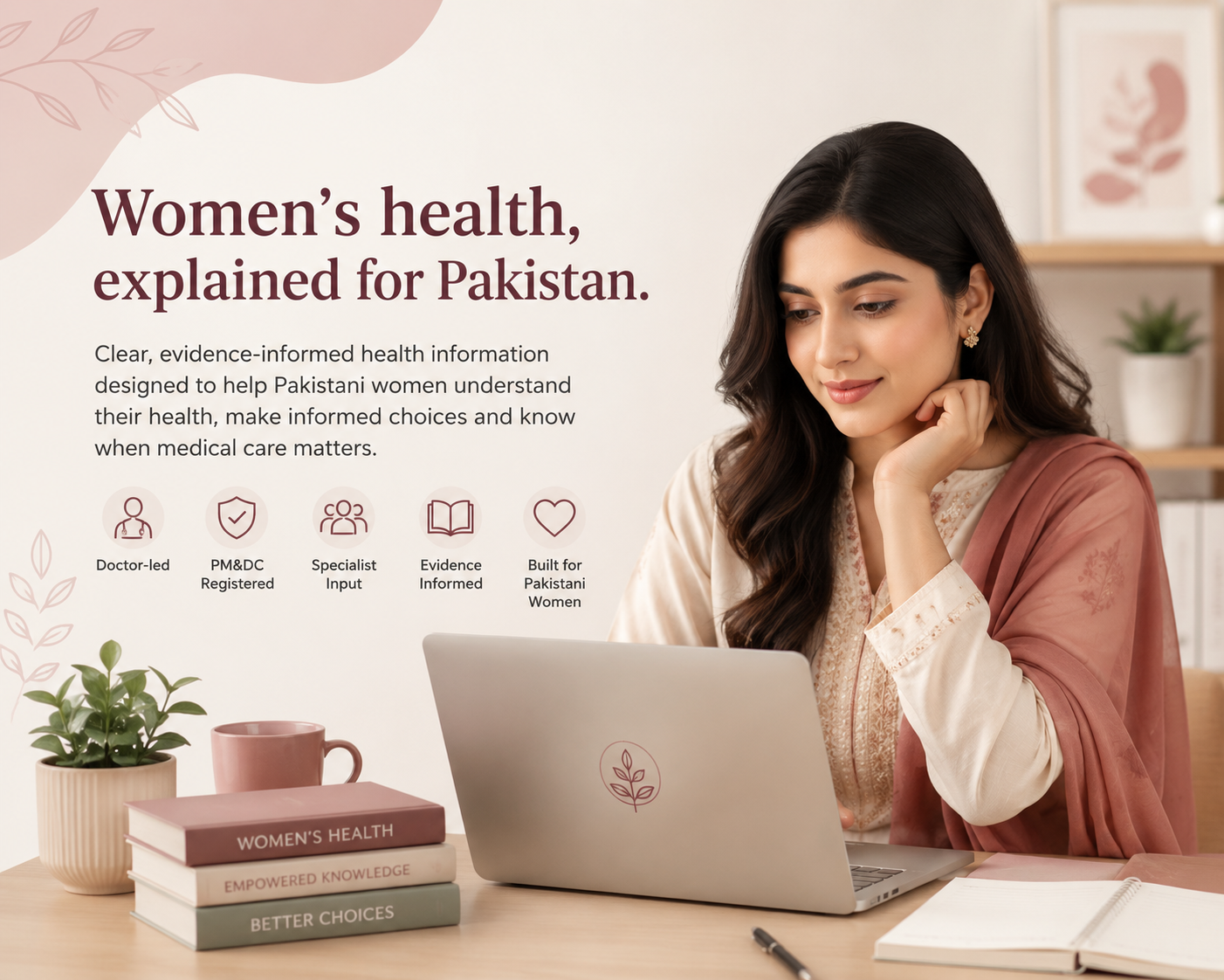 AuratSehat women's health information for Pakistani women
