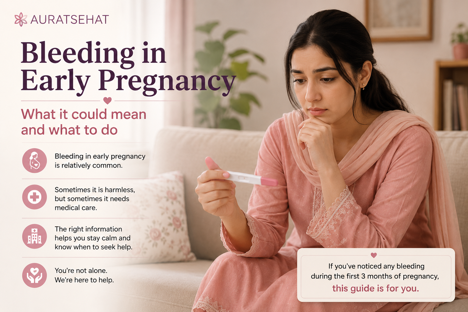 Bleeding in early pregnancy guide for women