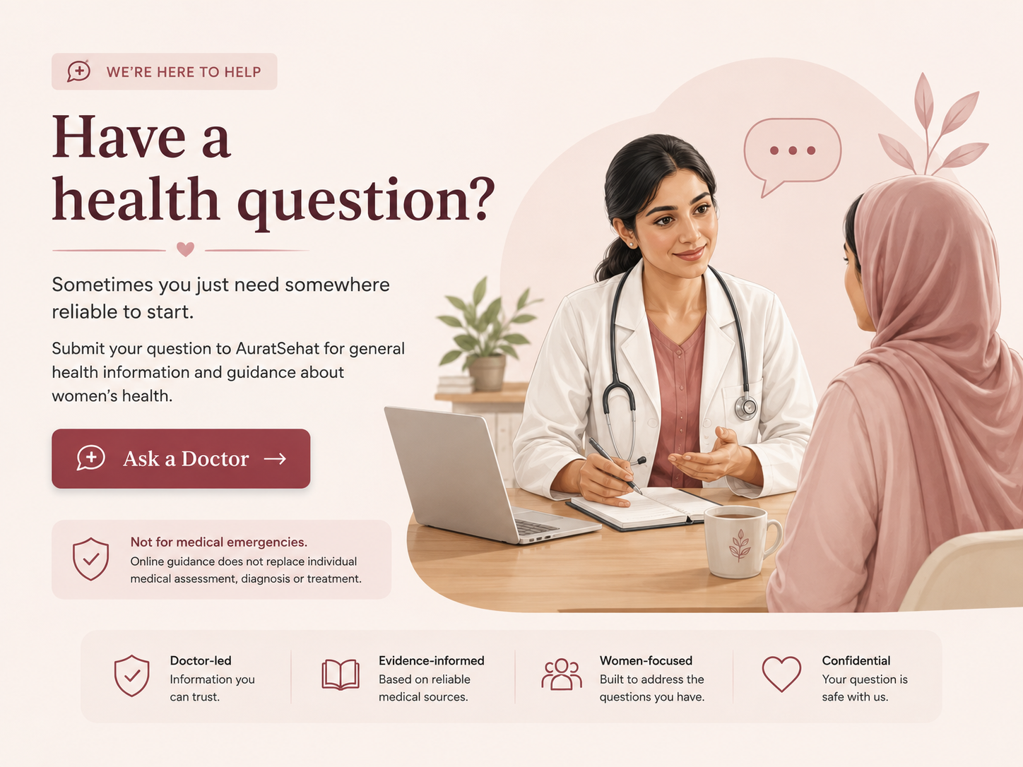 Ask AuratSehat a women's health question