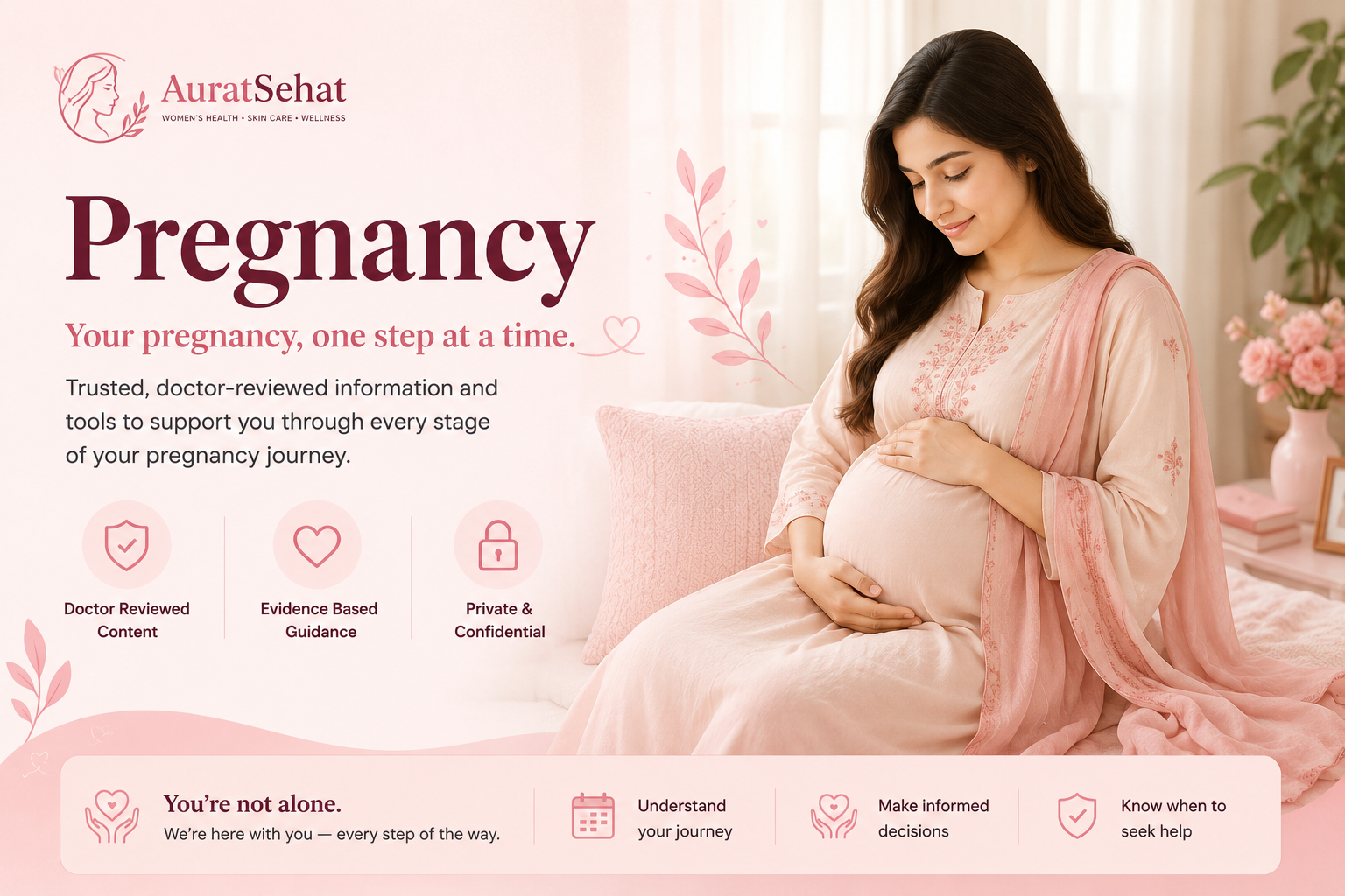 Pregnancy guidance for women at AuratSehat