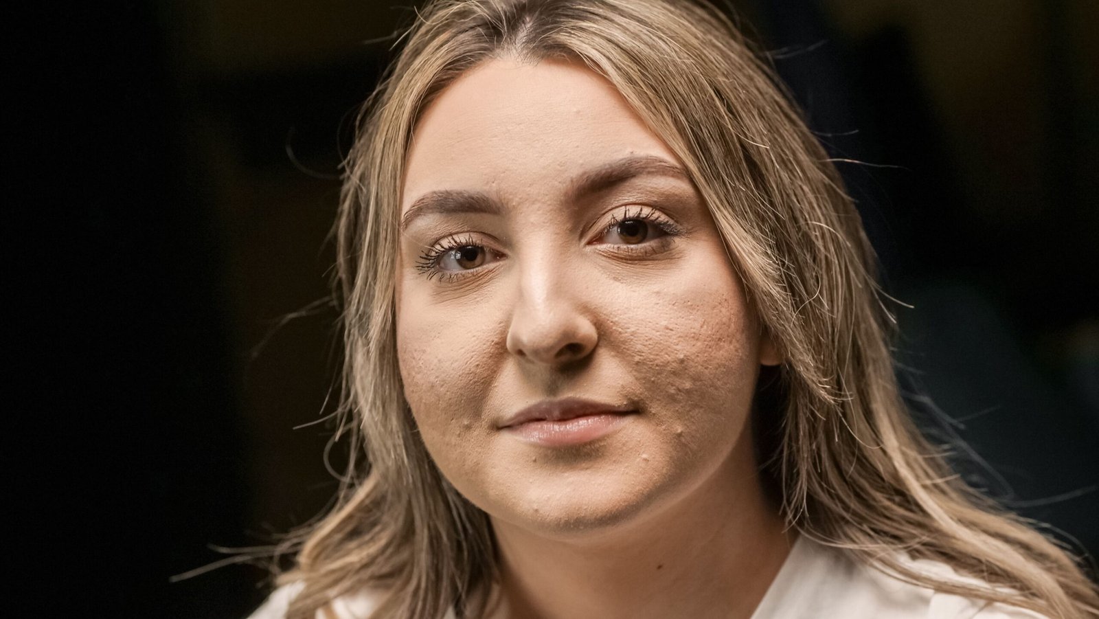 Woman with healthy natural skin
